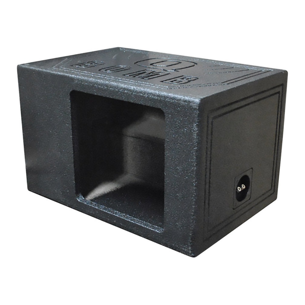Qpower Single 12" Bomb BoxSquare Ported Square Woofer opening