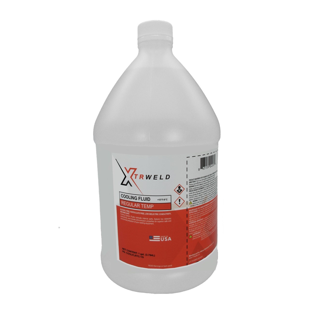 XTRweld XTRCOOLFLRTC-1G 1G Cooling Fluid Clear Regular Temp +15°F/-9°C