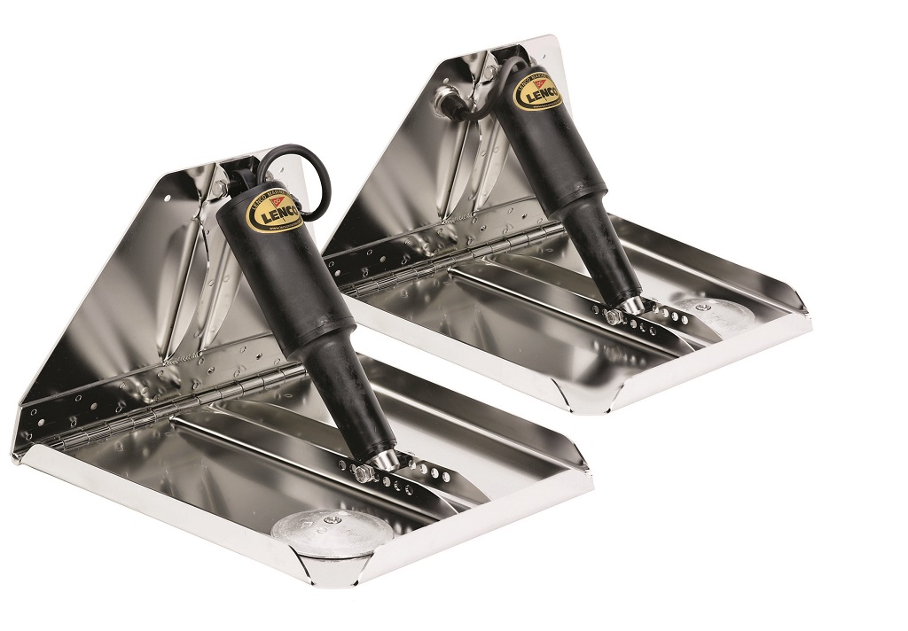 Lenco 15042-101 14inx12in Heavy Duty Trim Tab Kit 12v Requires Switch