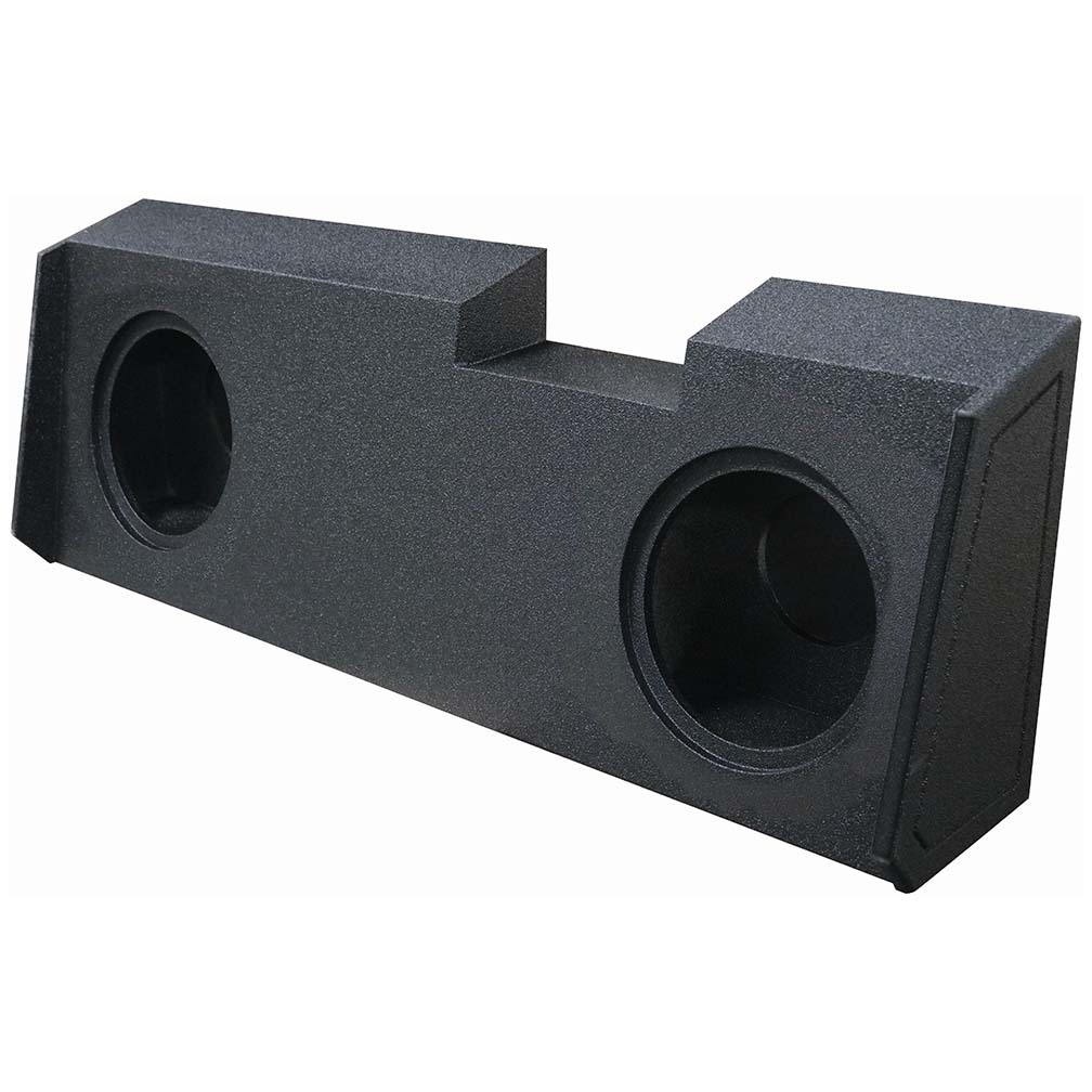 QPower Chevy/GMC Crew Cab or Double Cab '19 - '26 Dual 10" Sealed Woofer Enclosure