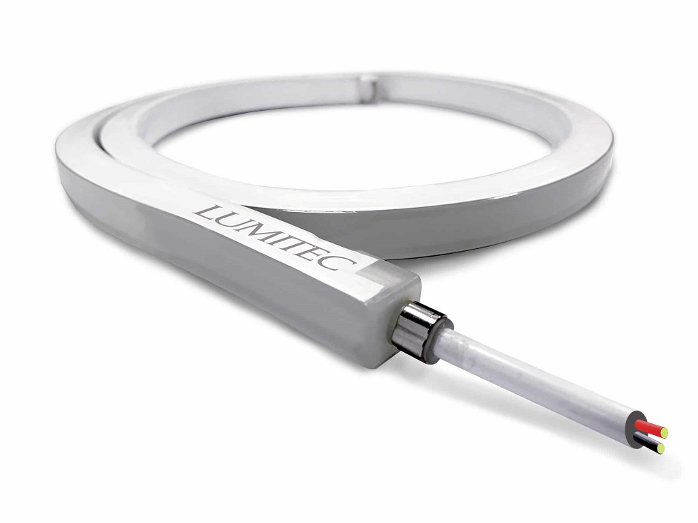 Lumitec Moray Flex Strip Light RGBW 4.5ft 10-14vDC White Finish