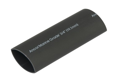 Ancor 306148 3/4in X 48in Black Heat Shrink Tubing