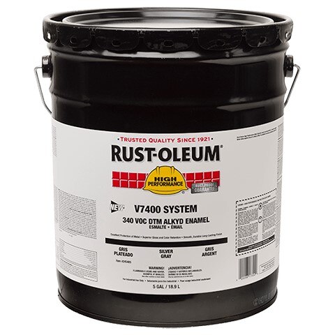 Rust-Oleum RSO245480 Paint V7400 High Performance 5 gal Safety Yellow Gloss