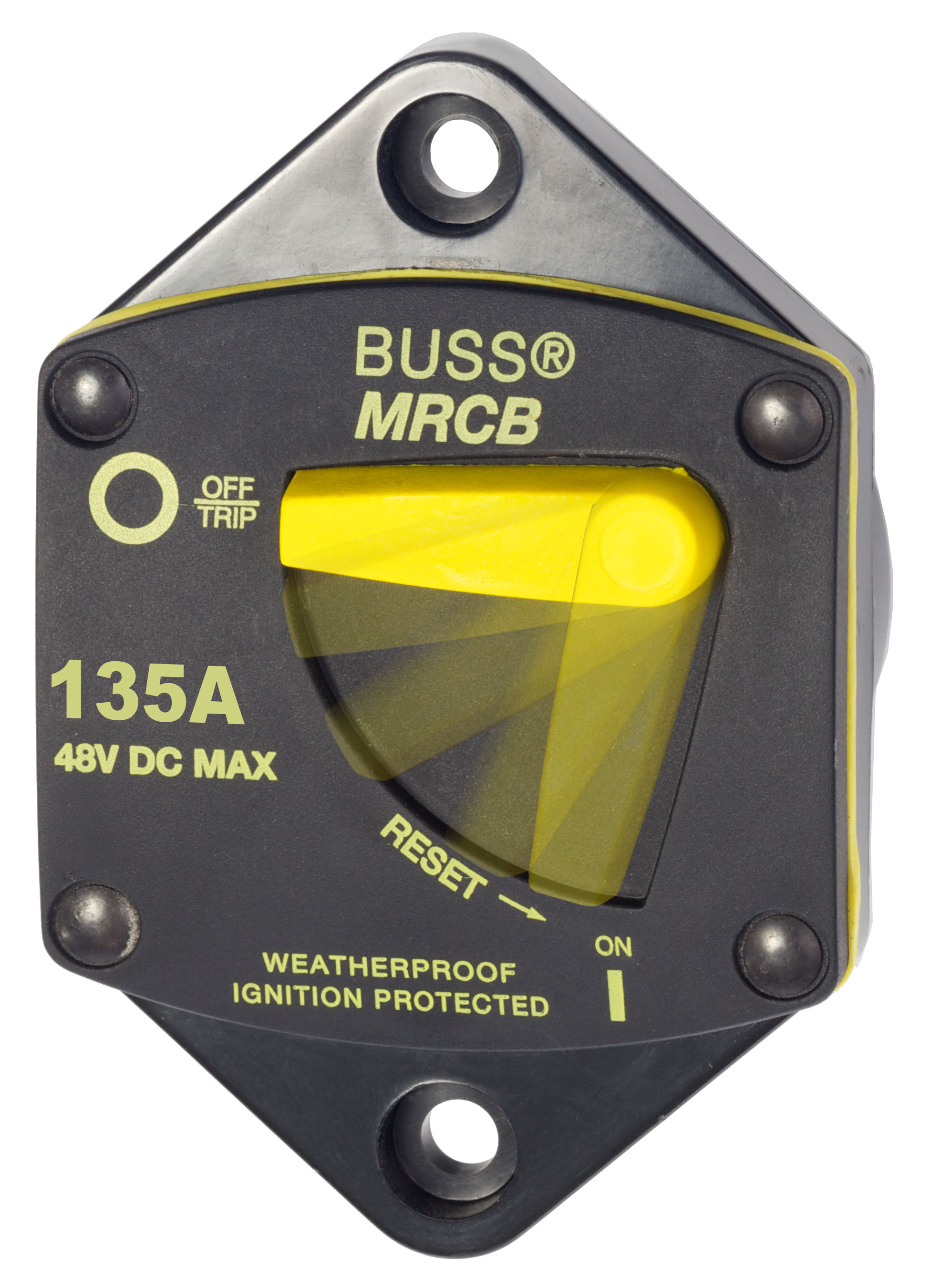 Blue Sea 7047-BSS 187-Series 135 Amp Circuit Breaker Panel Mount