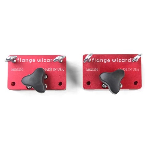 Flange Wizard FLWMSB202 Switchable Magnetic Block Set fits straight edges and