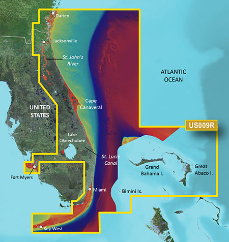 Garmin 010-C0710-00 VUS009R G3 Vision Jacksonville to Key West