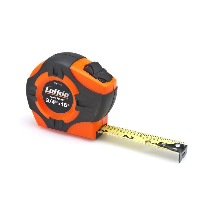 APEX LFKPQR1316N Quickread Tape 16 ft Steel Yellow Clad A3 0.75 Inch SAE