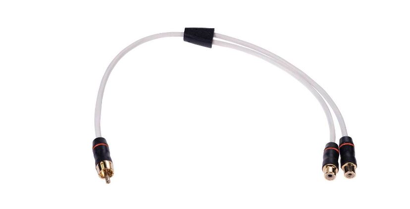 Fusion 010-12622-00 MS-RCAYF 1Male-2FeMale Shielded Twisted RCA Y-Cable