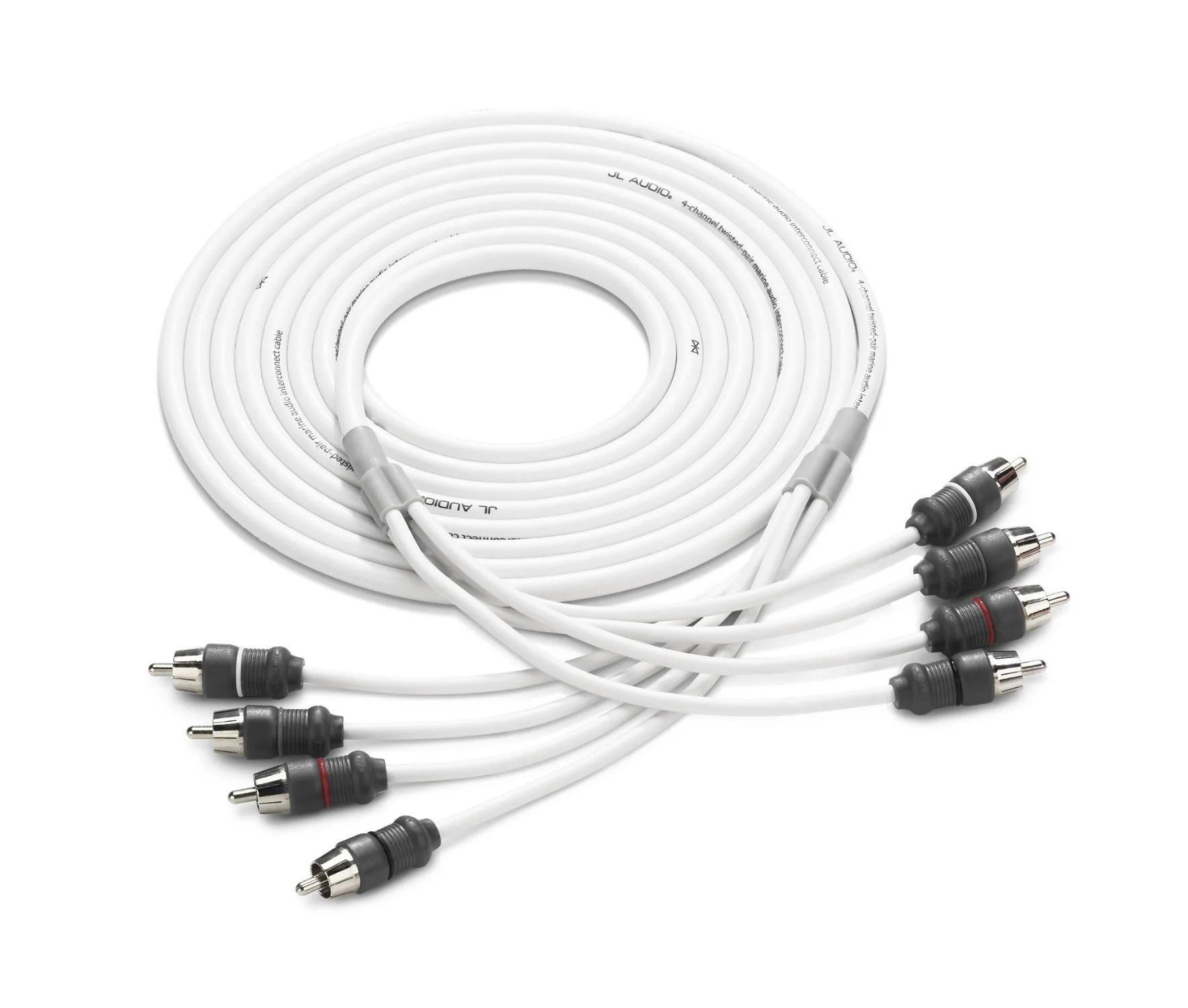 JL Audio 010-13474-00 12 Ft 4 Channel Audio Interconnect Cable