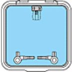 Lewmar 39640070 Size 40 Ocean Series Hatch Flange Base