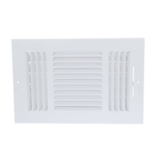Hart & Cooley FPD3 R6 14 064338 White Steel Diffuser