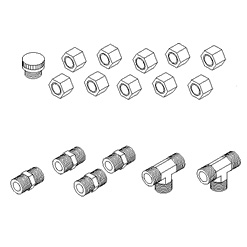 Seastar HF5501 Fitting Kit for Autopilots
