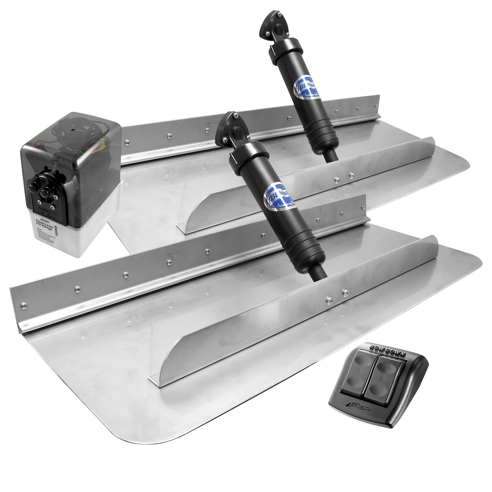 Bennett 3012E 30X12 Trim Tabs W/Euro Waterproof Rocker