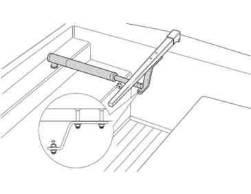 Raymarine D011 3in Tiller Bracket
