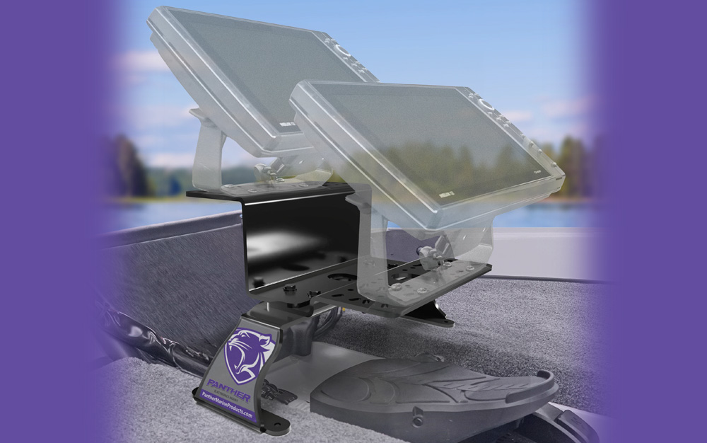 Panther 954400DM Dual Electronics Deck Mount Bracket and Base
