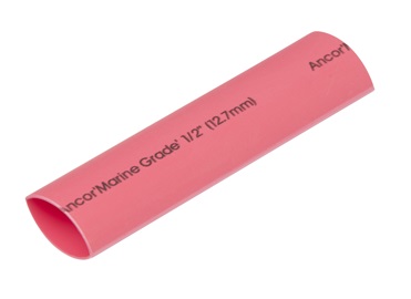 Ancor 305648 1/2in X 48in Red Heat Shrink Tubing