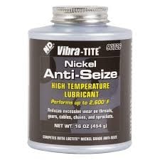 Vibra-Tite VIB90726 Nickel Anti-Seize Compound 16 oz jar with brush