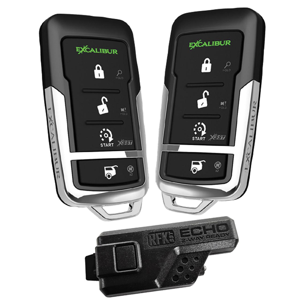 Excalibur 4-Button 1-Way Remote Kit for Excalibur Omegalink and Fortin Remote Starters
