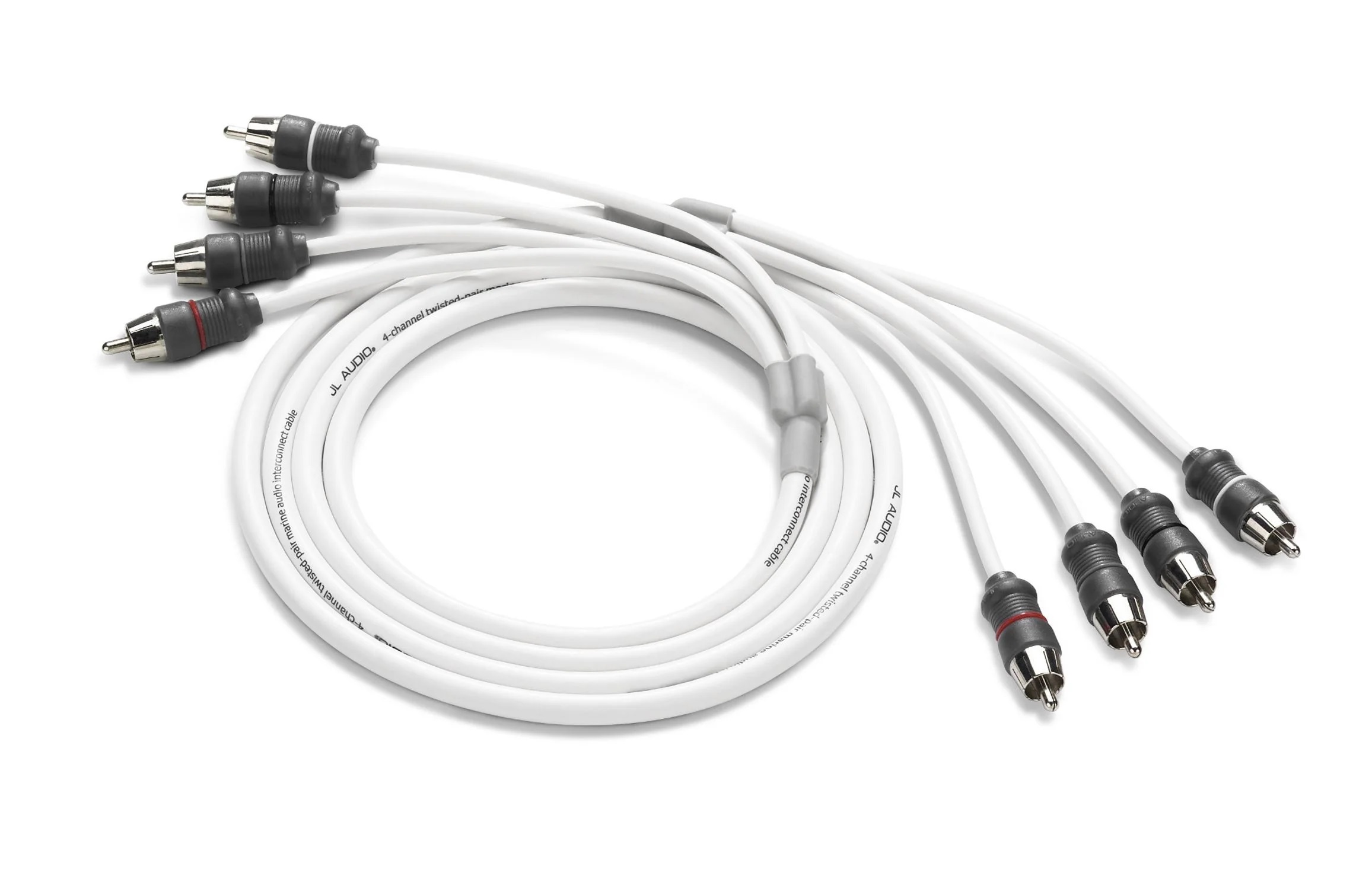 JL Audio 010-13473-00 6 Ft 4 Channel Audio Interconnect Cable