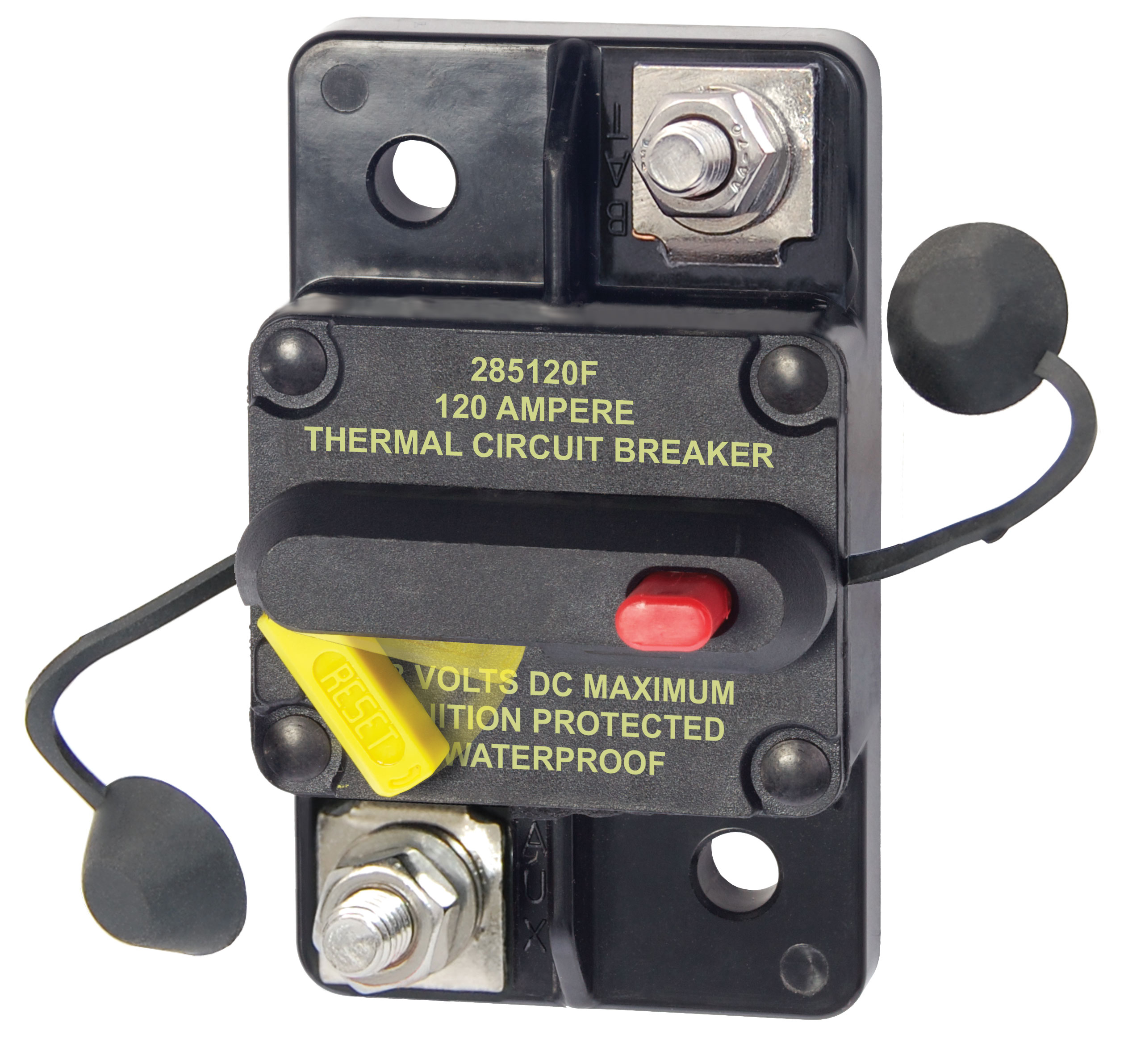 Blue Sea 7188-BSS 285-Series 120 Amp Circuit Breaker Surface Mount