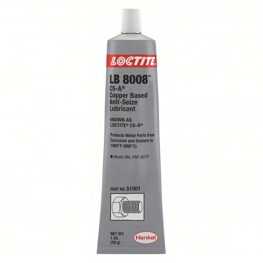 Loctite LOC234192 Anti Seize Lubricant lb 8008 C5-A 1oz Tube