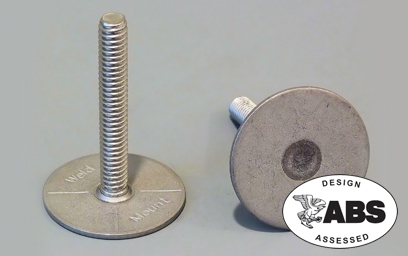 Weld ST125-1420-16SS-10 Mount 1.00in Tall 1/4 X 2 ST125-1420-16SS SS Stud 1.25in Base 10 Pack