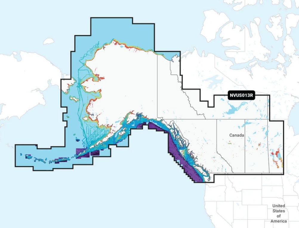 Garmin 010-C1485-00 NVUS013R Navionics+ Vision+ Canada West & Alaska MicroSD