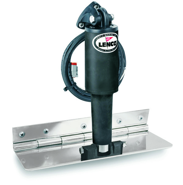 Lenco 15052-101 4inx12in Limited Space Trim Tab Kit 12v Standard Finish
