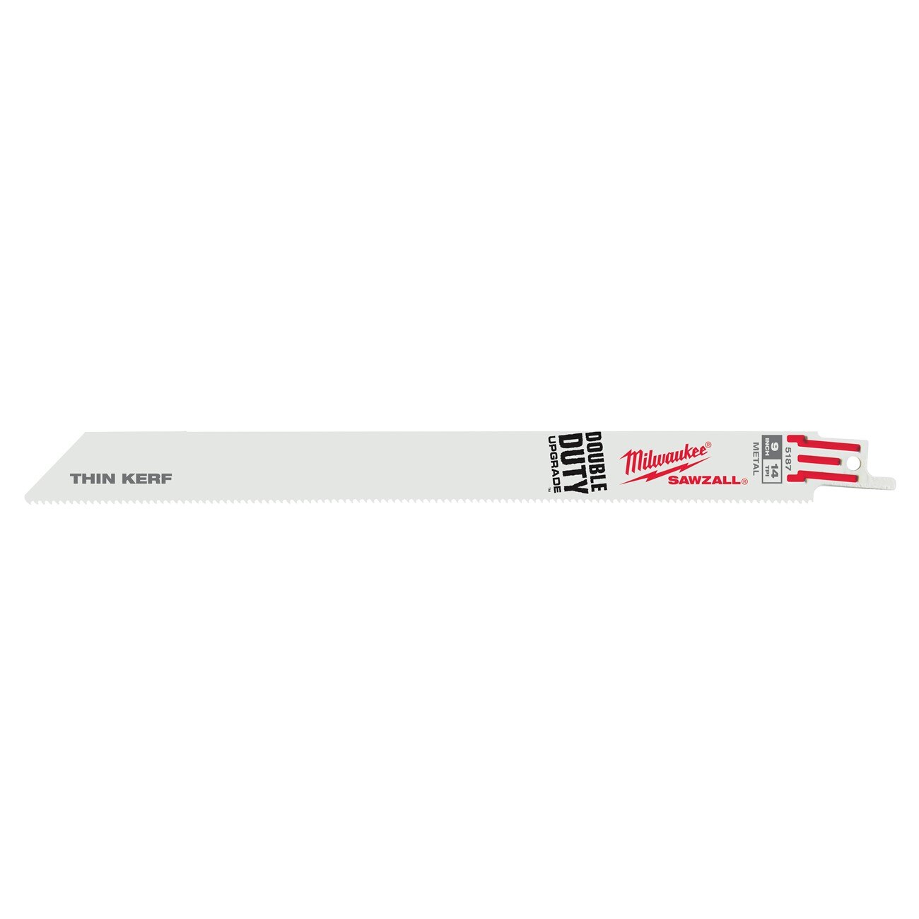 Milwaukee MIL48-00-5187 Reciprocating Saw Blade 9 Inch Bi-Metal 3/4 Inch
