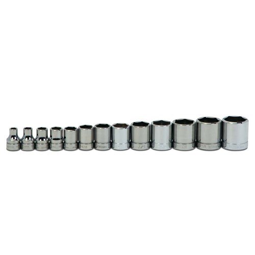 Williams SNPWSB-13HRC Socket Set 3/8 Inch High-Polished Chrome Shallow 13