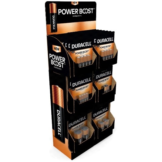 Duracell DUR41333-03025 Coppertop Large Counter Unit Display 23.125" 9.5"