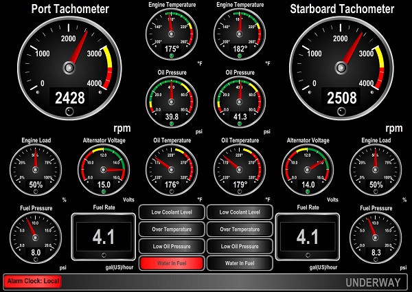 Maretron N2KVIEW Monitoring and Control Software