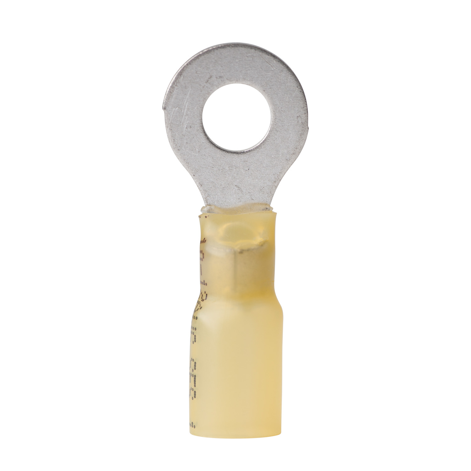 Ancor 312425 12-10 1/4 Ring Terminal Heat Shrink Yellow 25 Pack
