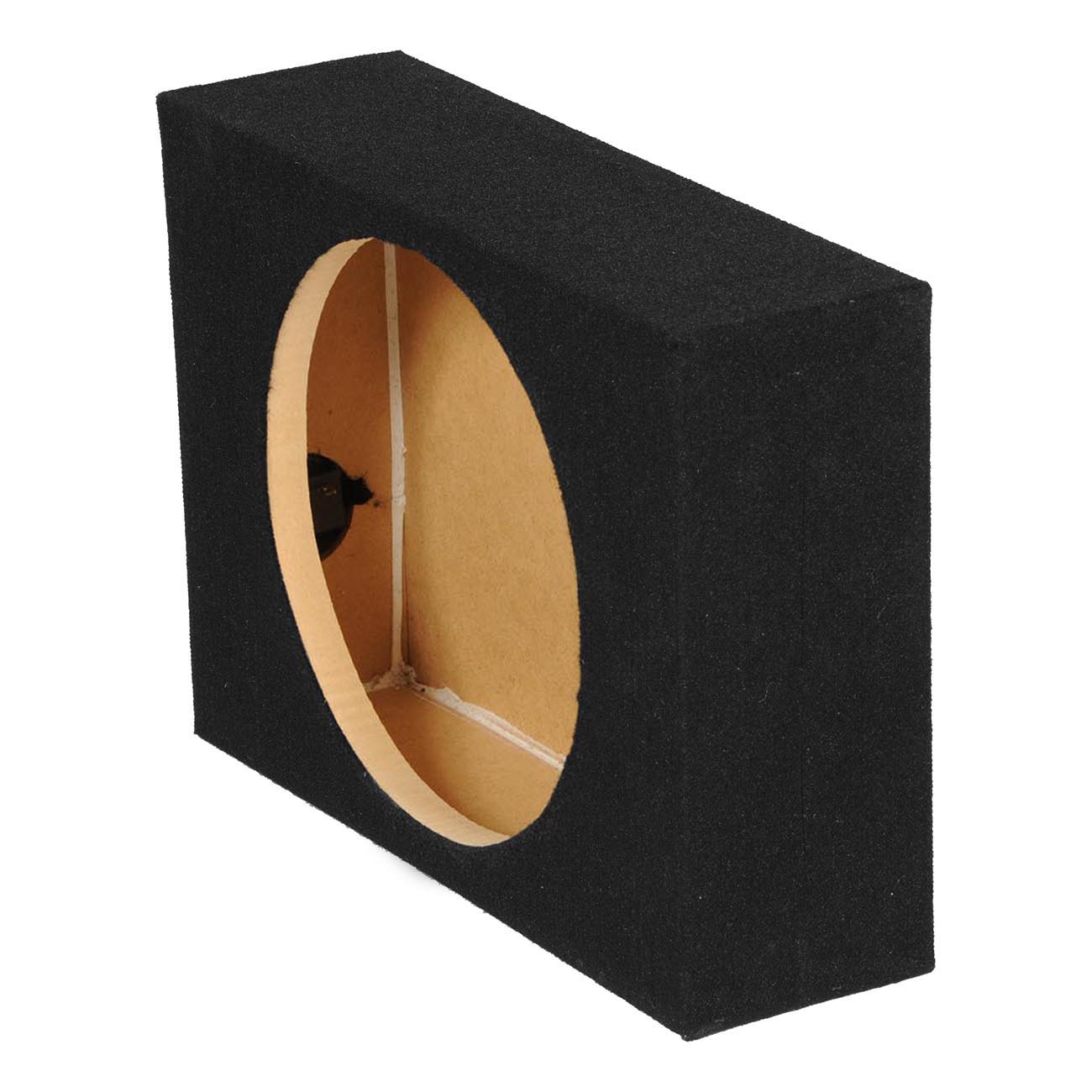 Qpower Single 12″ Shallow Mount Sealed Empty Woofer Enclosure