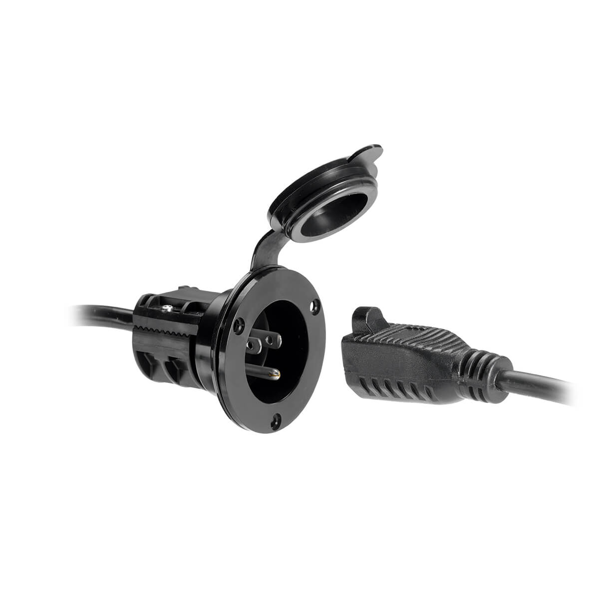 Minn Kota 1865108 MKR-21 AC Power Port Black