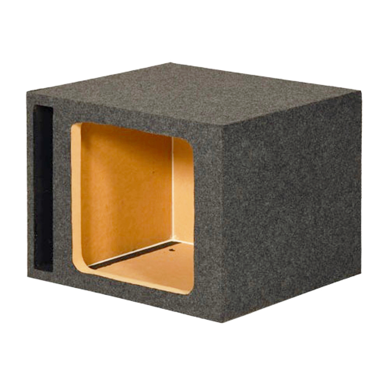 QPower Single Square 12" Slot Ported Empty Woofer Enclosure