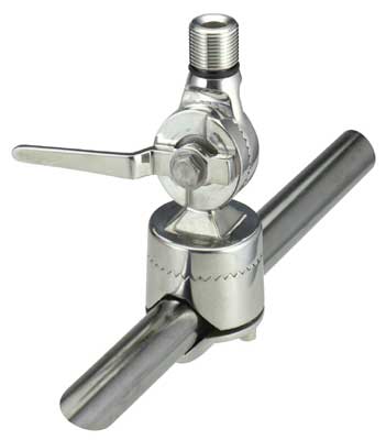 Shakespeare 4188-SL Rail Mount for 1 - 1 1/4in Rails Stainless Steel Ratchet