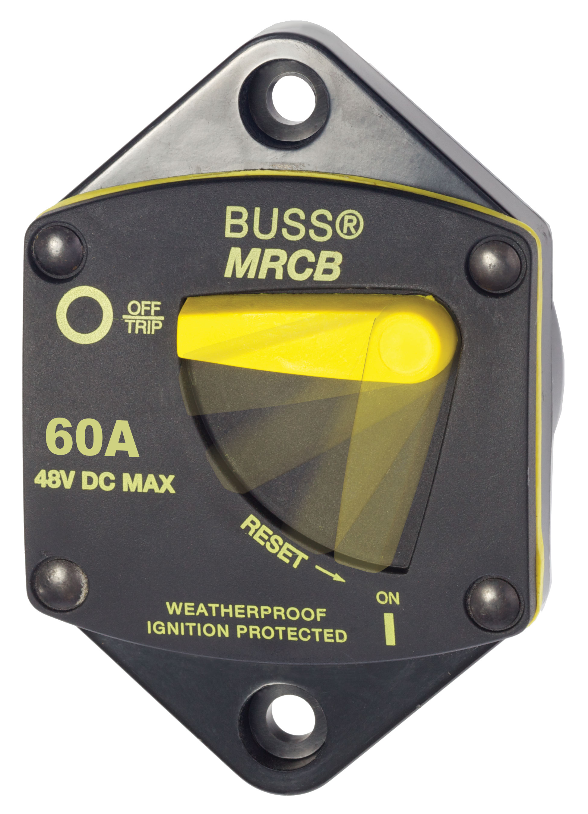 Blue Sea 7040-BSS 187-Series 60 Amp Circuit Breaker Panel Mount