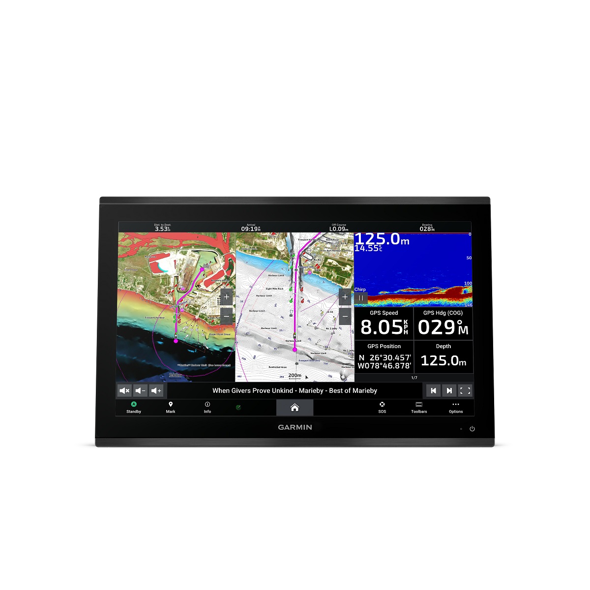 Garmin GPSMAP 9022 22in Plotter With Worldwide Basemap
