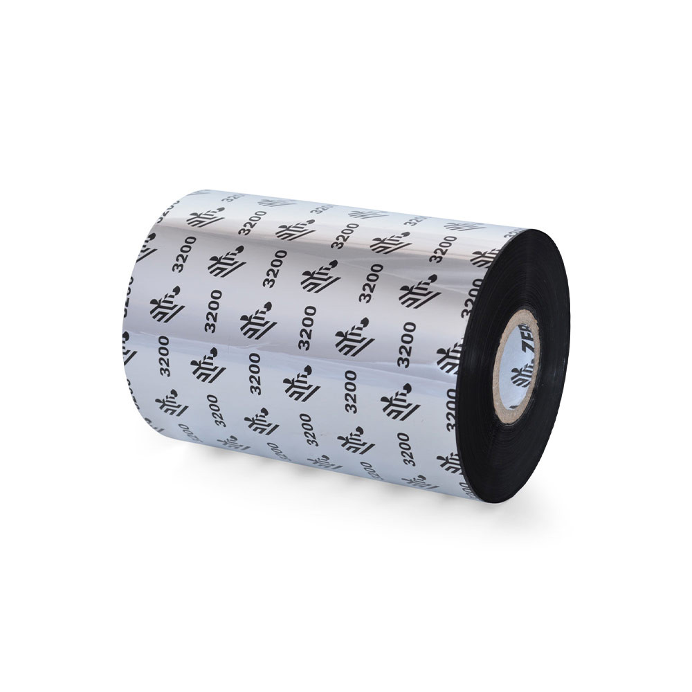 Zebra 4.33" x 1,476' 3200 Wax/Resin Ribbon (Roll)