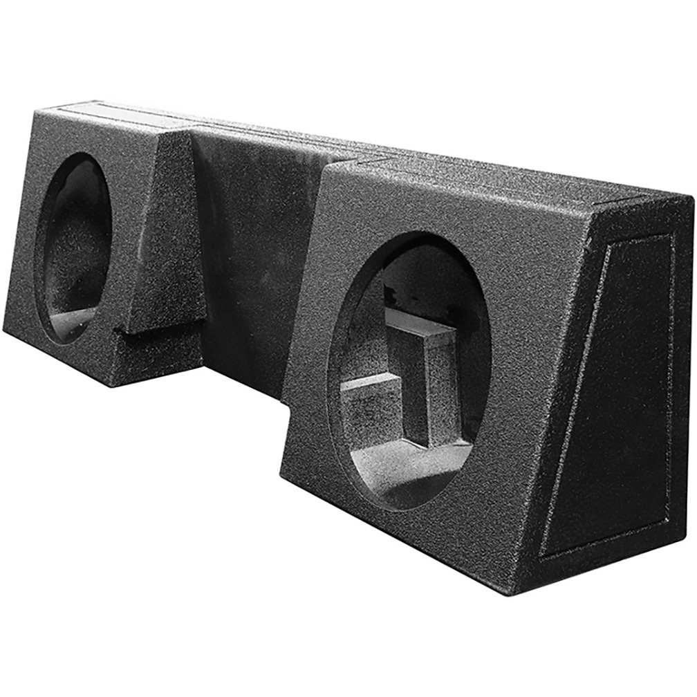 QPower "QBOMB" Chevy/GMC Standard Cab '07-'26 Dual 12" Empty Woofer Enclosure