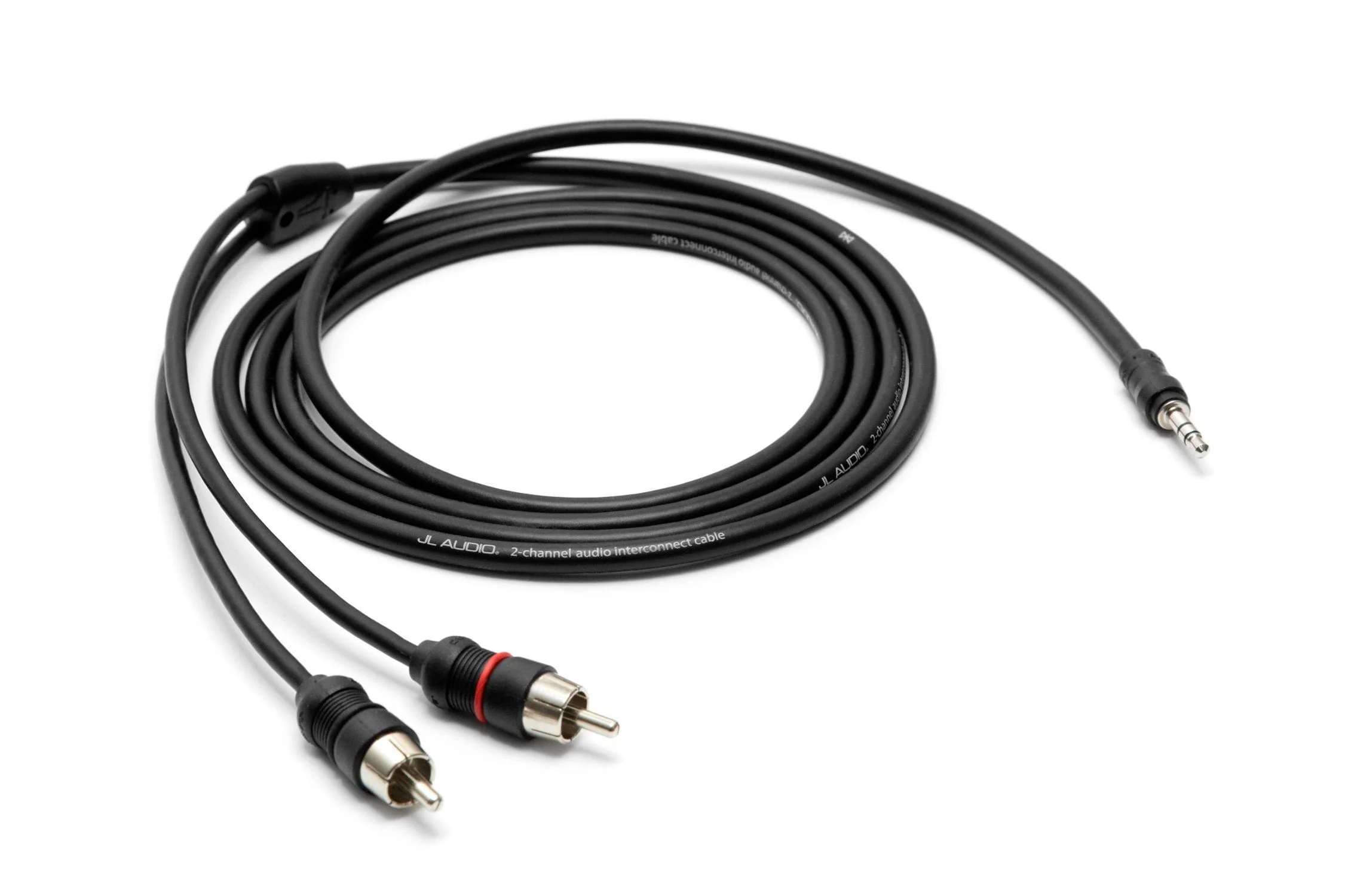 JL Audio 010-13458-00 2-Channel 6ft Y-Cable 3.5mm Mini to 2 RCA Males
