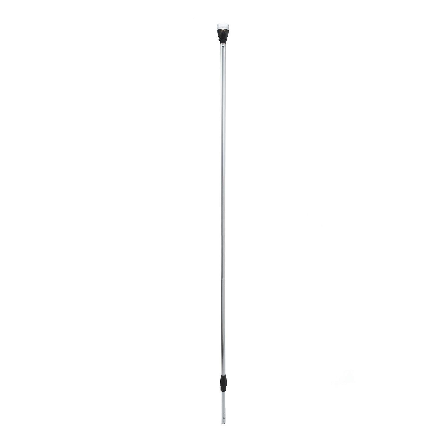 Attwood 5530-54A7 LightArmor All-Round 54in Angled Locking Collar Pole 2-Pin LED