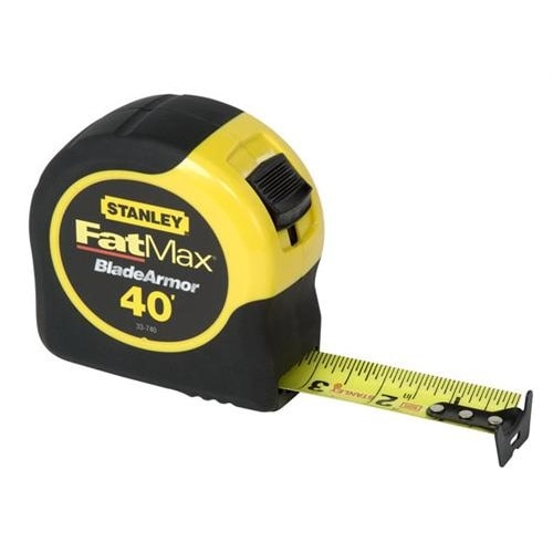Stanley STN33-740L Tape Rule FatMax BladeArmor Coating 1-1/4" x 40' Yellow/Black