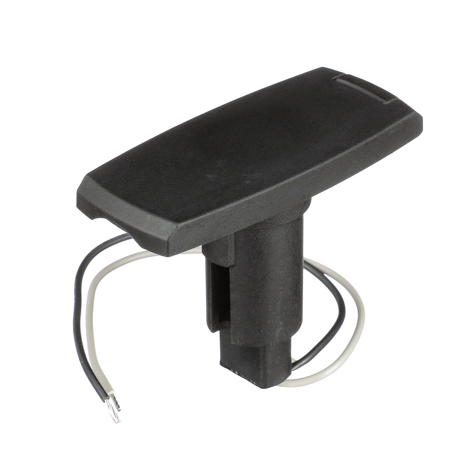 Attwood 910V2PB-7 910V Series Rectangle Base 2-Pin Black Composite Cover