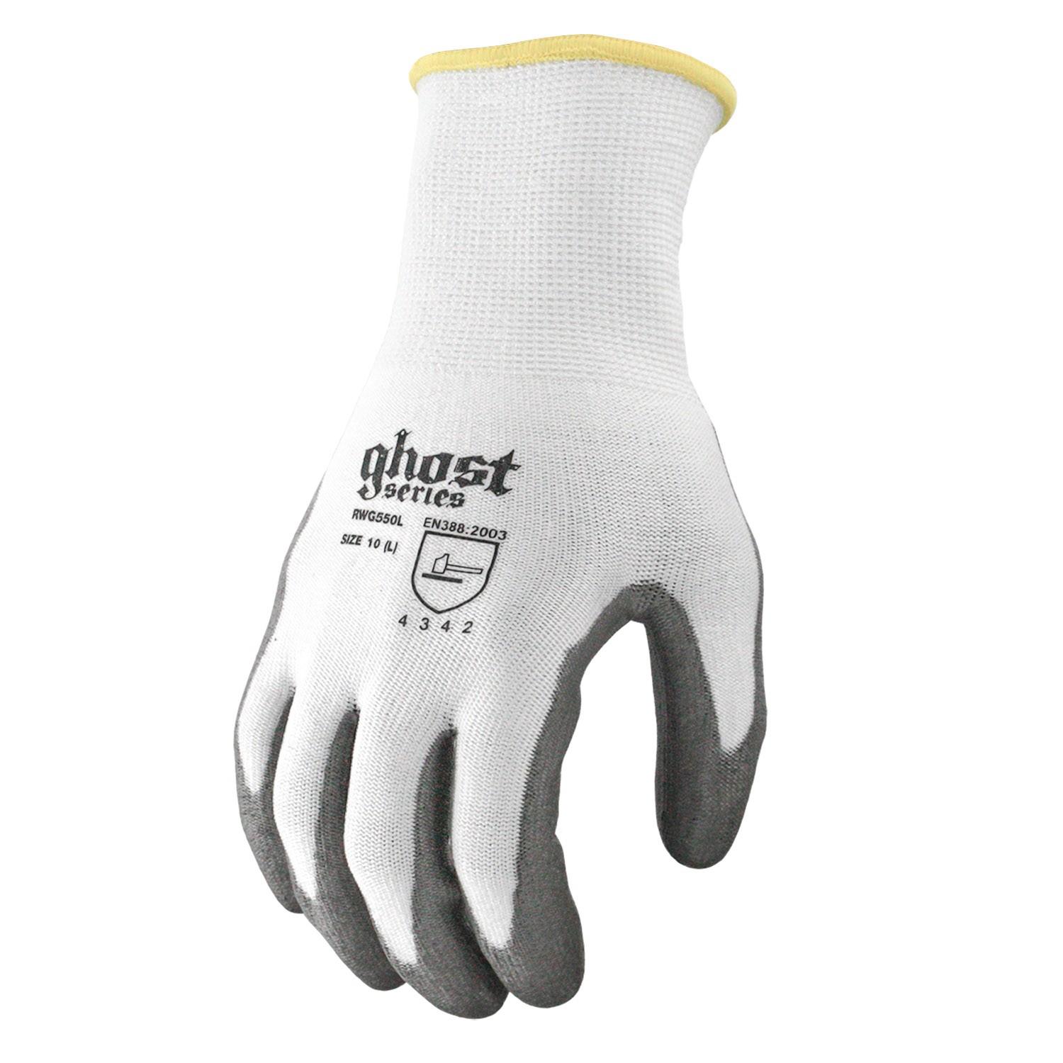 Radians RDNRWG550S Ghost Series Cut Level 3 Work Gloves Small