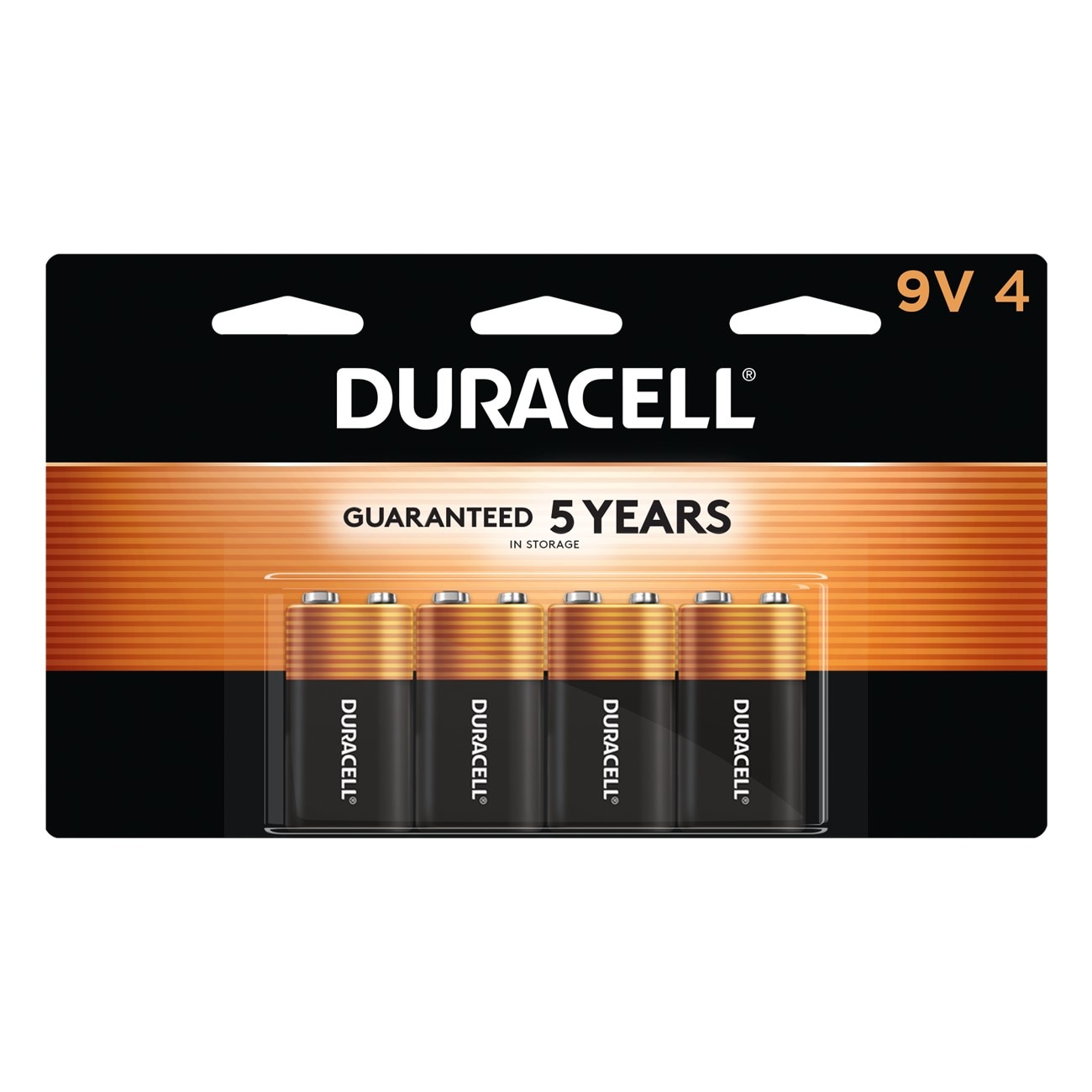 Coppertop DURMN16B4DW Duracell Value Batteries 9V