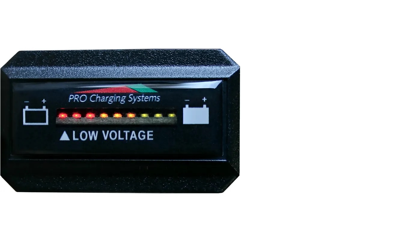 Pro BFGWOVR48V Charging Eagle Performance Battery Fuel Gauge 48v Rectangle Horizontal