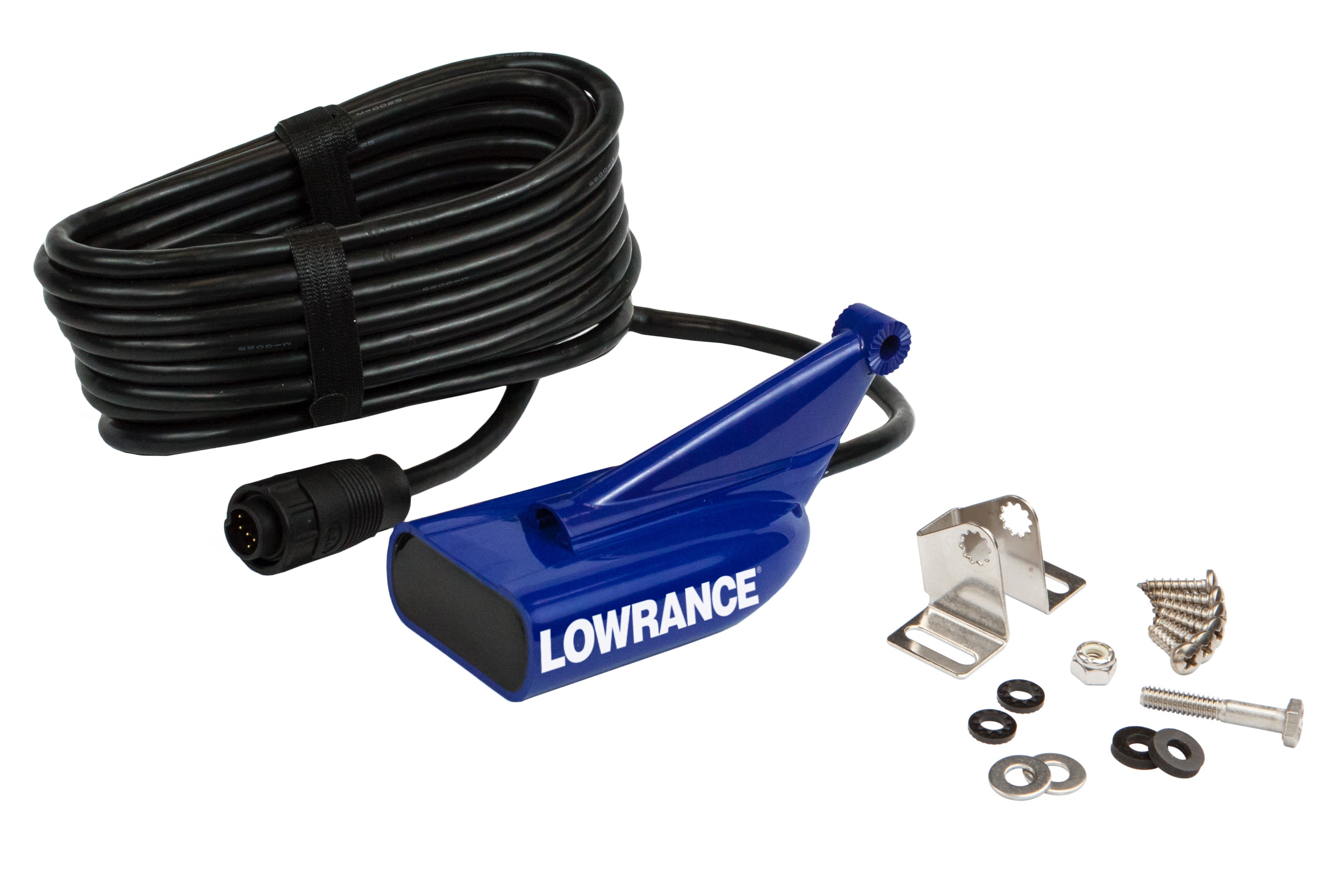 Lowrance 000-12570-001 83/200/455/800KHZ HDI Transom Mount Transducer 9-PIN