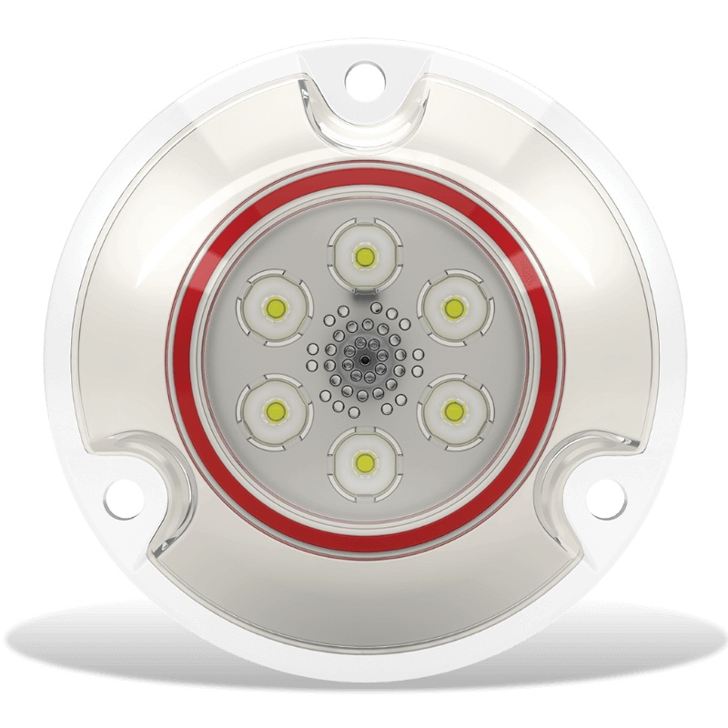Lumishore ORA SMX11 Surface Mount Underwater Green LED Light Polymer Housing 12vDC